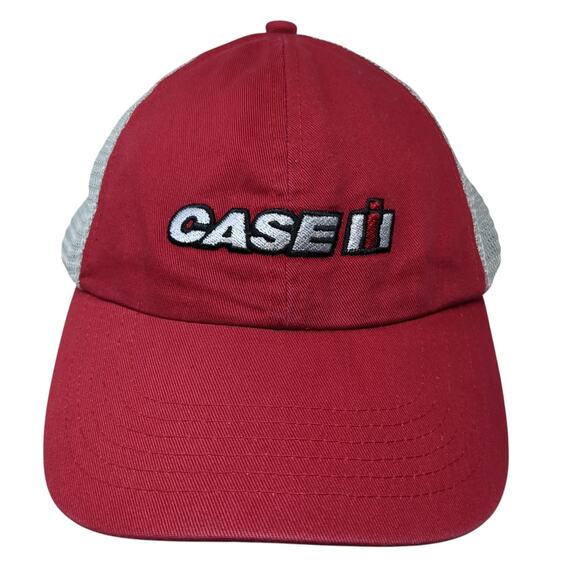 Case IH Slideback Mesh Back Trucker Hat Red One Size Outdoor Continental - Picture 1 of 9